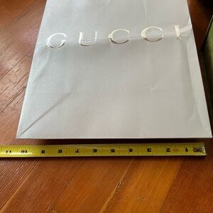 Authentic Gucci shopping bag and box (limited edition)